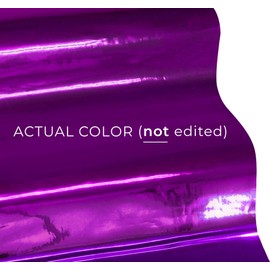VViViD Chrome Purple Gloss DECO65 Permanent Adhesive Craft Vinyl Roll for Cricut, Silhouette & Cameo (50ft x 1ft Bulk Roll)