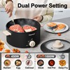 TOPWIT Hot Pot Electric, 4L Electric Pot with Non-Stick Coating,