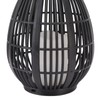 Solar Garden Lantern LED Outdoor Solar Lantern Waterproof Decorative Rattan