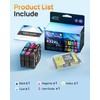 E-Z Ink Remanufactured Replacement for Epson 822XL Ink Cartridges Combo