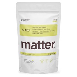 Matter GI Fix, Suplemento con Peptidos de Colageno, Aloe Vera 2001, Cúrcuma 95 Curcuminoides y Zinc-Carnosina Quelado, Apoyo a la Salud Digestiva e...