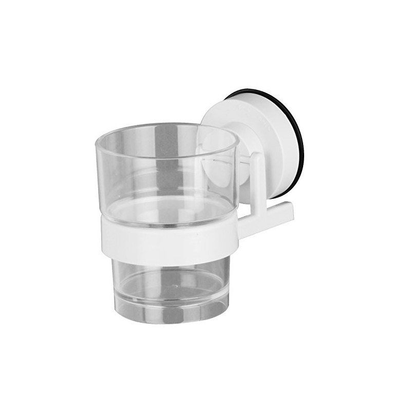 Gecko White Bathroom Tumbler Holder with Tumbler