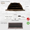VIREESR Wooden Castle Bat Houses for Outdoors, Bat Boxes for