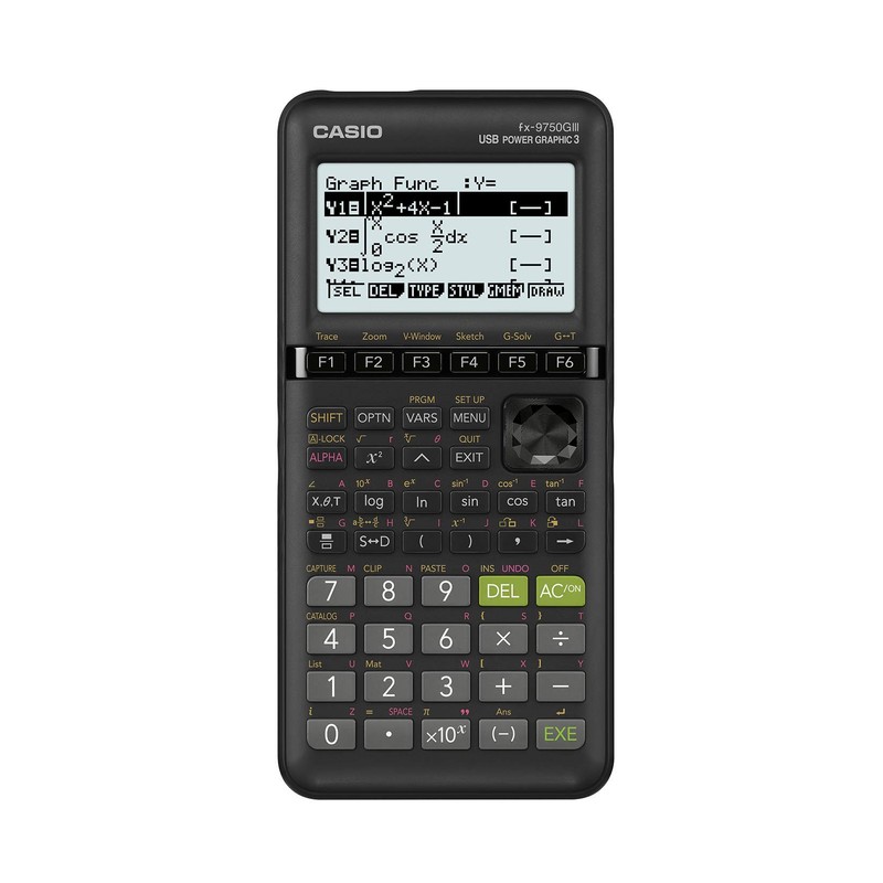 Casio fx-9750GIII Calculadora Gráfica | Pantalla Natural de Libro de
