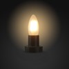 OPALRAY C35 LED Candelabra Bulb, E26 Standard Base, Dimmable, 6W