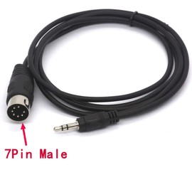 OpenII MP3 to Naim Quad Stereo System 7 Pin DIN Midi to 3.5mm 1/8" Stereo Cable