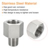 sourcing map Pipe Fitting Reducer Adapter, 1/4 PT Male to