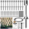 Acemaker Wire Trellis for Climbing Plants Outdoor, 12-Set Wall Wire