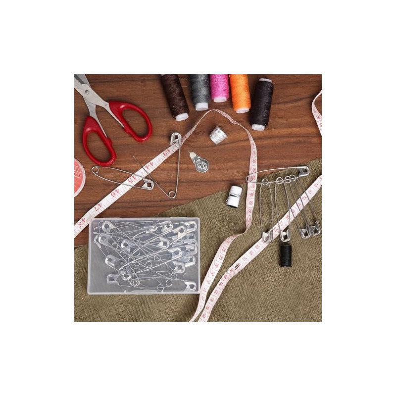 Mr. Pen Oversize Safety Pins - 2.2 Inch, 300 Pack,
