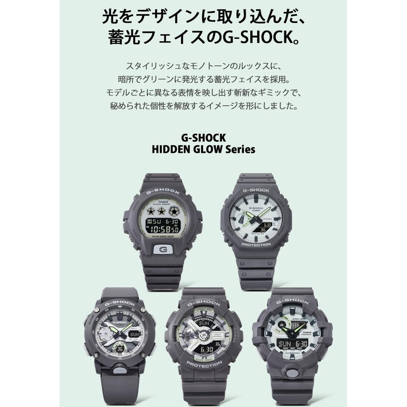Casio GA-2000 Series G-Shock Carbon Core Guard Structure Wristwatch, HIDDEN