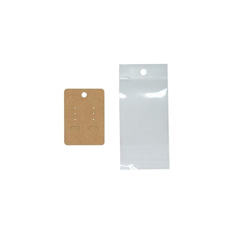 Accessory Card with Header Bag, Set of 100, Display Cards,
