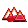 4 Sets, Early Warning Road Safety Triangle Kit, Reflective, 3