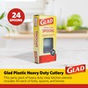 Glad Clear Plastic Spoons - Dishwasher Safe Clear Disposable Heavy