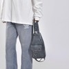A-QMZL Men's Shoulder Bag Backpack One Shoulder Men's Leather Shoulder