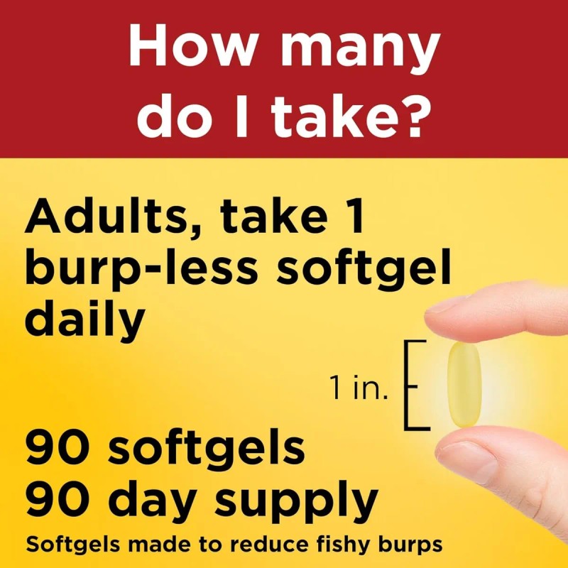 Aceite De Pescado Omega 3 Nature Made 1000 Mg 90