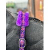 EQUIPRIDE HEADCOLLAR AND LEAD ROAD SET FAUX FUR UNICORN PRINT