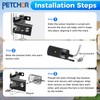 PETCHOR 41A5034 Garage Door Safety Sensor with Brackets, Garage Door