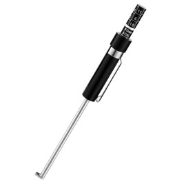 Car Brake Measuring Tool, 5.31x0.51in Brake Pad Thickness Gauge Measure Pen with Scale Brake Pad Tester Brake Pad Gauge for Internal External Brake Pads Measurement(Black)