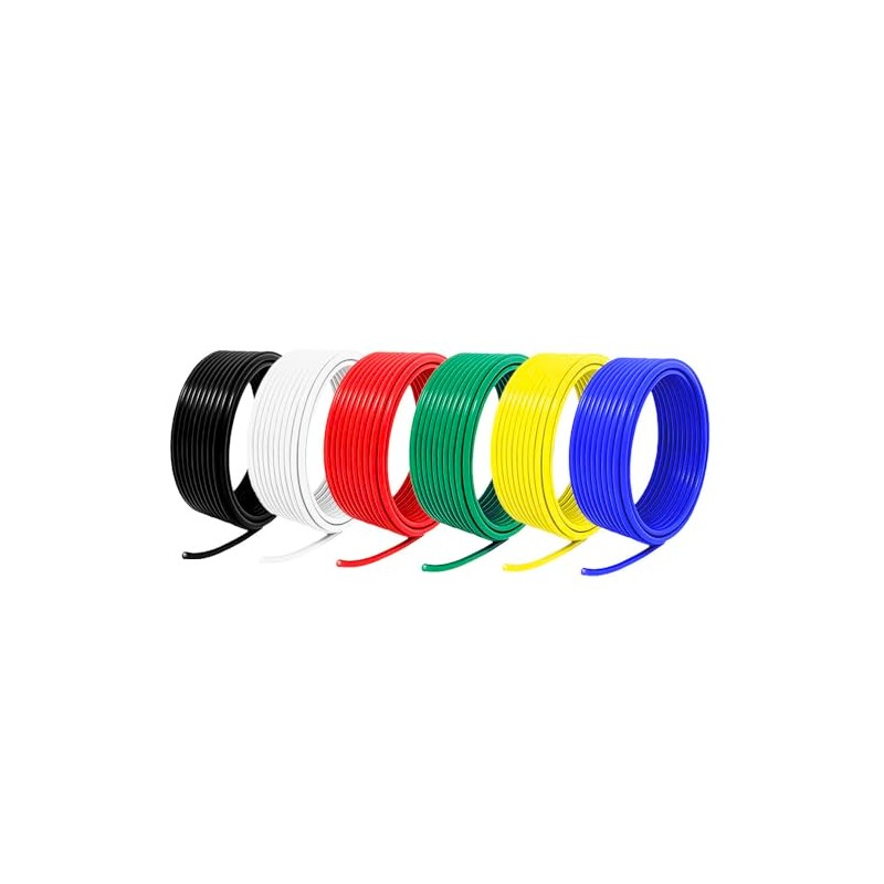 IV 6 Color Set 1.25 sq Black, White, Red, Green,