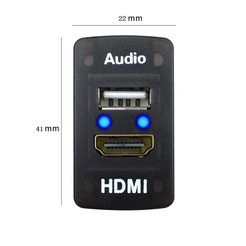 USB Input Port & HDMI Input Port Car USB Port