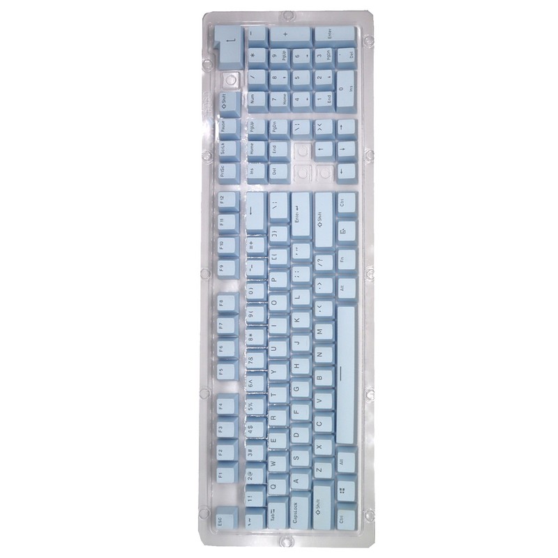 PBT Keycaps Ergonomic Design Oil Resistant Colorful 108 Key Video