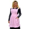 Love Potato Cotton Vintage Ruffle Apron, Cross-Back Adjustable Straps, 23
