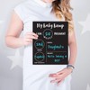My Baby Bump Pregnancy Timeline / 10"x 12" Chalkboard Style
