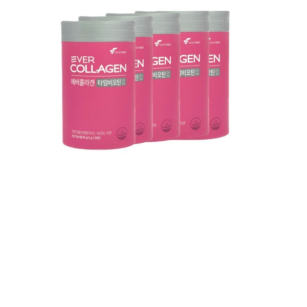 [On Sale] Nutri Ever Collagen Time Biotin Up 30 sachets, 5 packs of low molecular weight fish collagen peptides, skin elasticity moisturizing / [온세일]뉴트리 에버콜라겐 타임비오틴 업 30포5통 먹는 저분자피쉬콜라겐 펩타이드 피부탄력 보습
