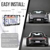 [2 Pack] Luxury Bling License Plate Frames - Hand-Set 1200+