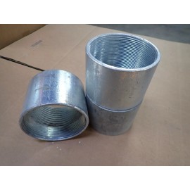 Unbranded NEW- 4" Rigid Conduit Coupling Threaded Galvanized 4 inch GRC