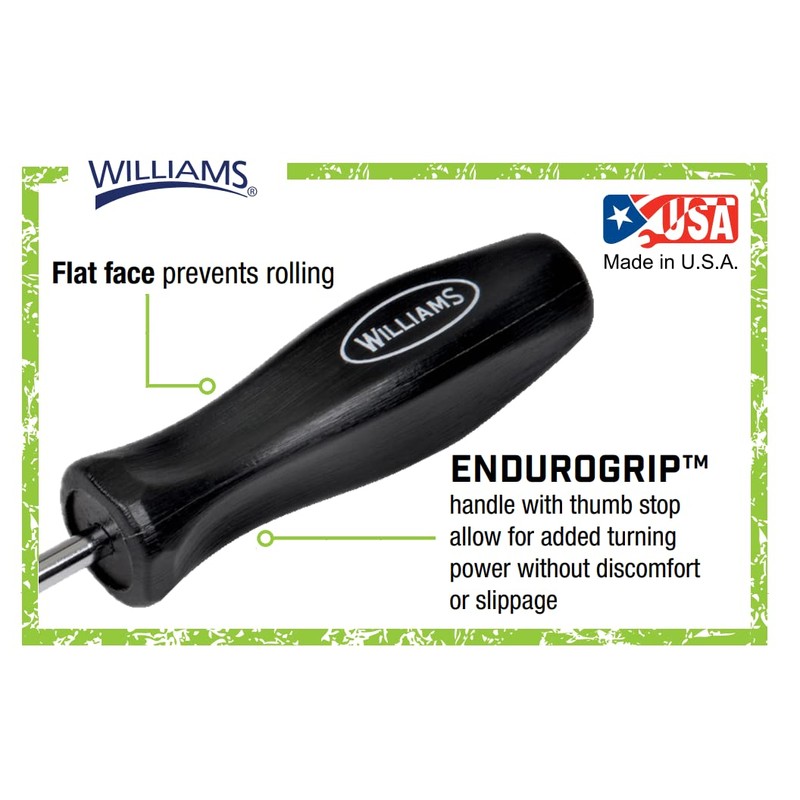 Williams Jhw100P-8Md 8-Piece Endurogrip Mixed Screwdriver Set