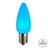 Vickerman C9 Ceramic LED Teal Bulb Nickel Base, 120V .6