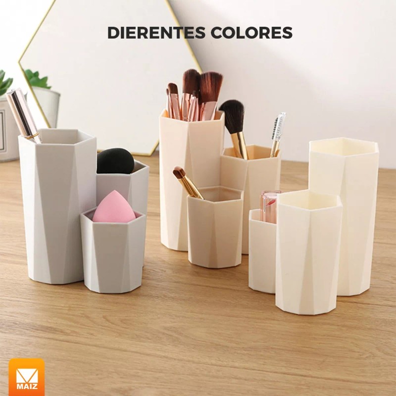Maquillaje Organizador Porta Brochas Maquillaje Cosmeticos Tocador