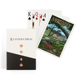 Monterey Peninsula, California, 17 Mile Drive (52 Playing Cards, Poker Size Card Deck with Jokers)