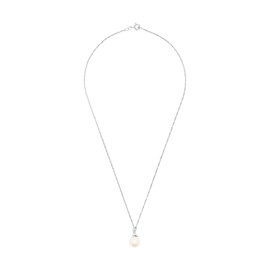 Amor Necklace with Pendant 925 Sterling Silver Women's Necklace Silver Comes in Jewellery Gift Box, Sterling Silver, Synthetic zirconia.