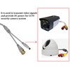 HCFeng BNC DC Video Power Cable BNC and DC Male