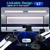 hykolity 4 Pack Linkable LED Shop Light, 4FT 44W [300W