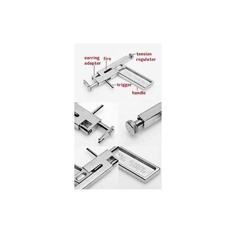 Binnan Professional Ear Piercing Gun Set, Safety Ear/Nose Gun with