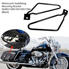 2 x Motorcycle Saddle Bag Holder Chrome, Motorcycle Saddle Bag, Akozon Motorcycle Saddle Bag Holders, 2 x Holder for Motorcycle Saddle Bags, Saddle Bags Motorcycle Saddle Bag Holder Handlebar