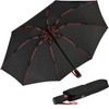 iX-brella Reverse Reverse Opening Fiberglass Pocket Umbrella with Coloured Spokes,