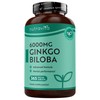 Nutravita Ginkgo Biloba 6000mg Vegan Tablets Enriched with Vitamin B5