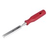 Stubai 354104 Wood Chisel Set with Plastic Handle, Silver/Red, 12-24