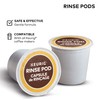 Keurig Rinse Pods, Reduces Flavor Carry Over, Compatible with Keurig