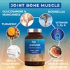 fabÜ JOINT-BONE-MUSCLE - Reishi Mushroom Supplement with Glucosamine, MSM, Boswellia,