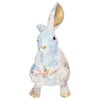 Rabbit Statue Nordic Style Handcrafted Painted Resin Rabbit Desktop Ornament