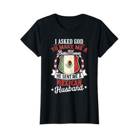 I Love my Mexican Husband Anniversary T-Shirt for Wife T-Shirt