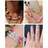 Bxwoum 100PCS Letter Beads Acrylic Alphabet Beads for Jewelry Making