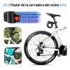 Candado Combinación Impermeable Para Bici/moto 1.5m Negro