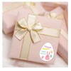 1.5x2 Inch Easter Egg Stickers Bunny Labels Flowers Mixed Designs