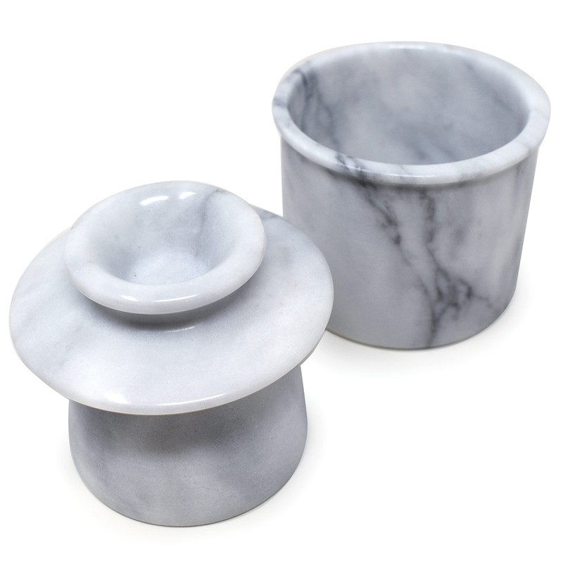 Norpro Marble Butter Keeper,Off-White